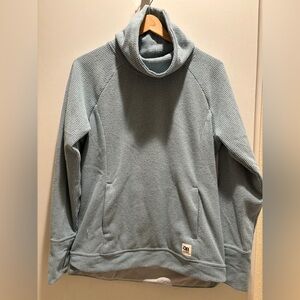 Outdoor Research womens baby blue Turtleneck Sweater